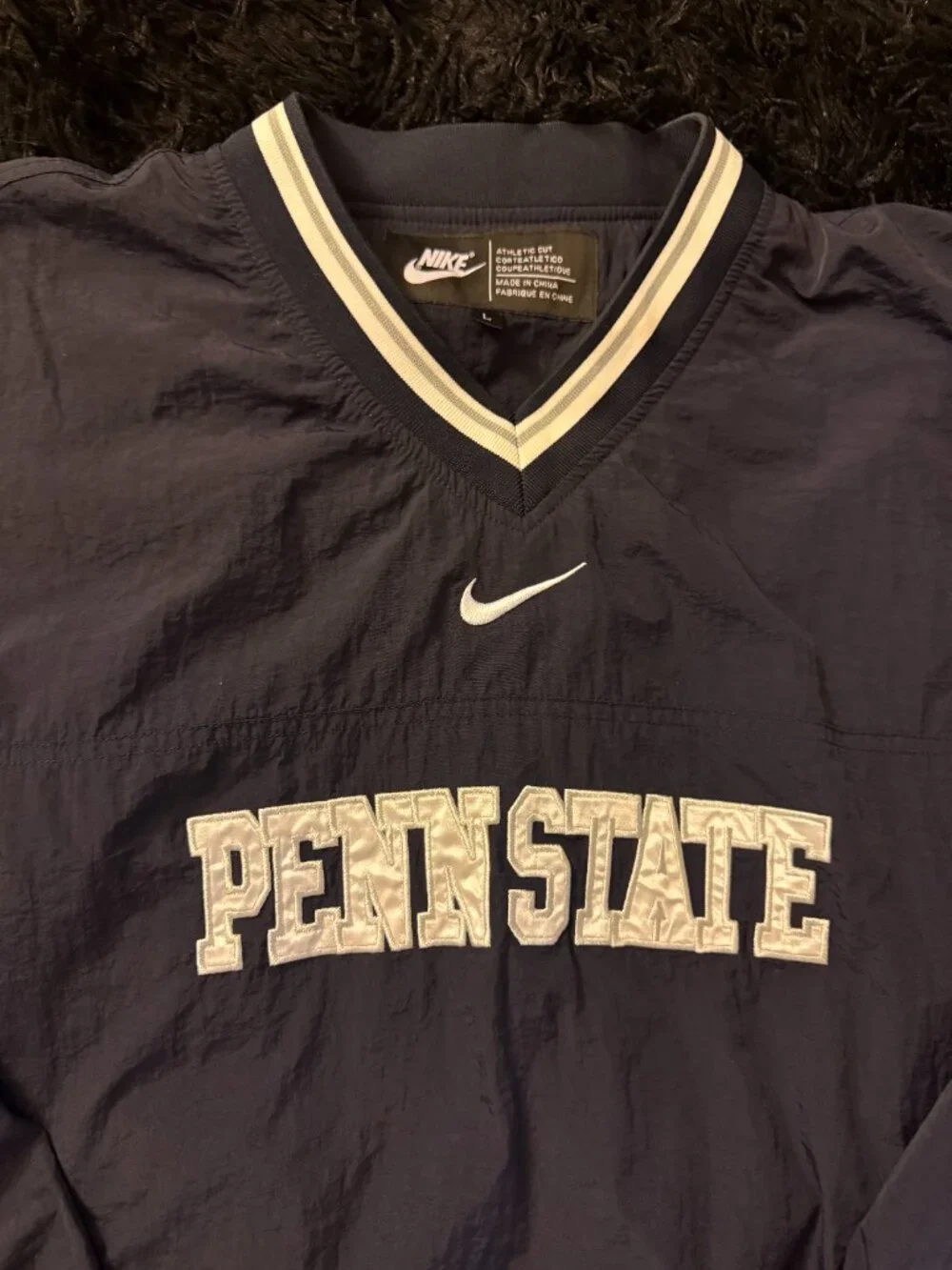 Penn State Nike Classic Jacket Color - Navy Blue - Size Large